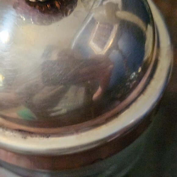 RUFFINO SMALL ARTICHOKE COPPER TOP GLASS KITCHEN COVERED STORAGE CANISTER JAR - Picture 6 of 13